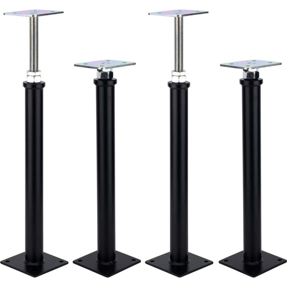 Adjustable Floor Jack Posts 16.5 in. to 20.5 in. Heavy Duty Leveling Lift Supports Mini Screw Jack 4-Pack price history on PriceWatchPro