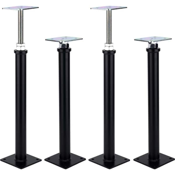 Small Jack Posts Adjustable Floor Jack Posts 16.5 in. to 20.5 in. Heavy Duty Leveling ...