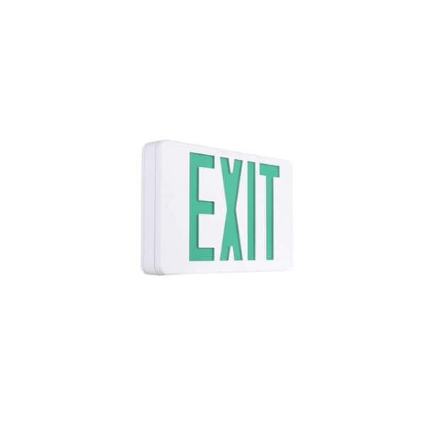 Commercial Electric 14-Watt Equivalent Integrated LED White Exit