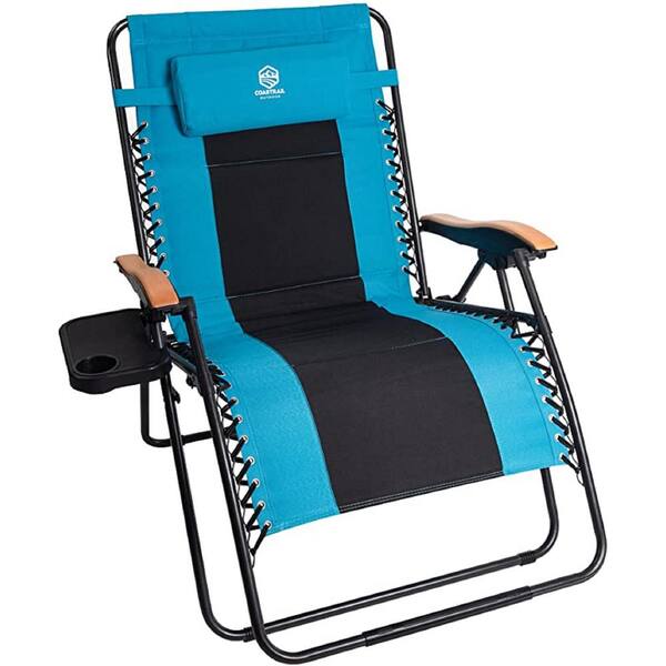 Foldable Chair With Backrest Soft Sponge Cushion Back Chair For Stadium  Beach BD