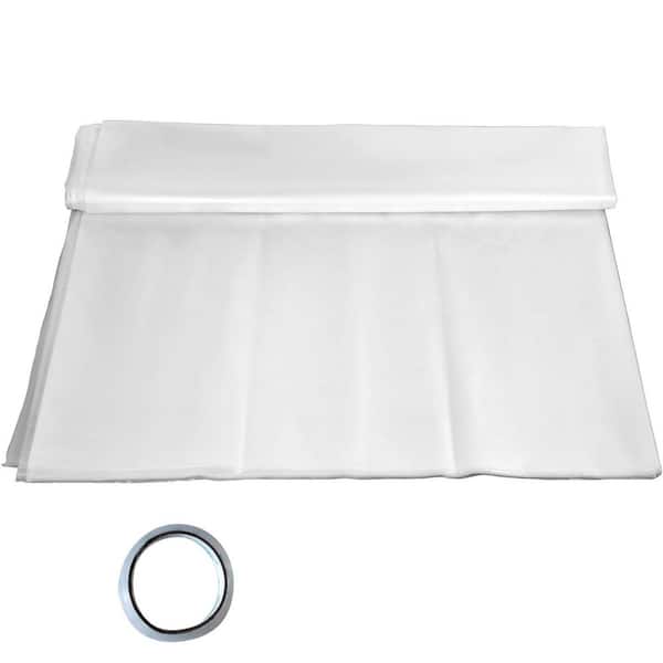 SVOPES Greenhouse Film 12 x 25 ft., 6 Mil UV Resistant Clear Polyethylene,Heat Retention and Superior Toughness for Greenhouses