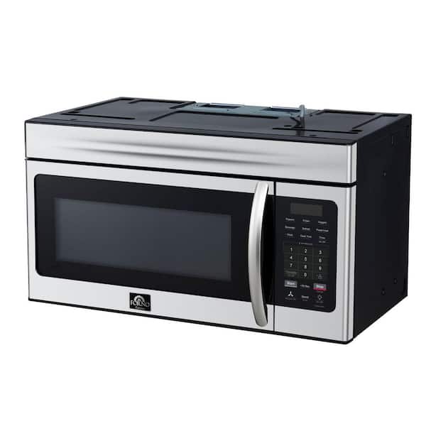 Scalo 1000W 30 in. Over the Range Microwave, Stainless Steel, 1.6 cu. ft, 300 CFM Convertible Vent