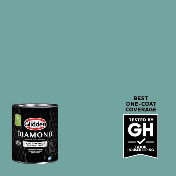 Glidden Diamond 1 qt. PPG1142-5 Catalina Flat Interior Paint with Primer
