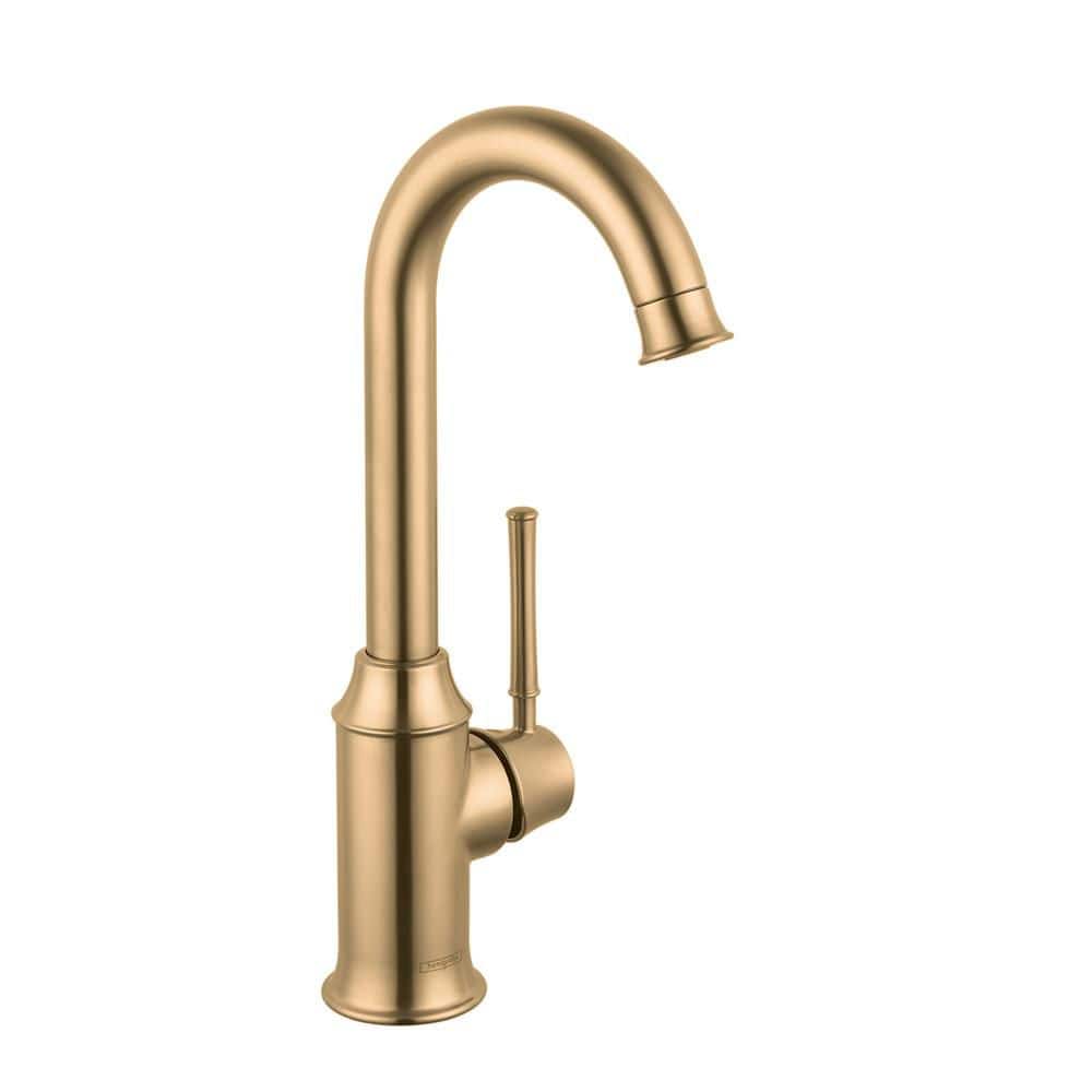 Talis C Single Handle Bar Faucet Deckplate Not Included in Brushed Bronze price history on PriceWatchPro