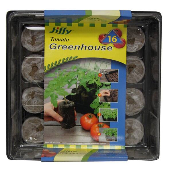 Unbranded Jiffy Tomato Starter Greenhouse 16