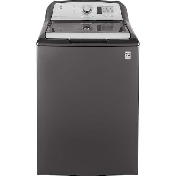 GE 4.6 cu. ft. High-Efficiency Diamond Gray Top Load Washing Machine, ENERGY STAR
