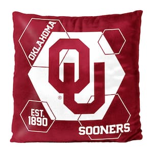 NCAA Oklahoma Connector Velvet Reverse Pillow