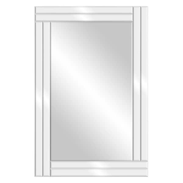 Pinnacle Medium Rectangle Beveled Glass Mirror (35.4 in. H x 23.6 in. W)