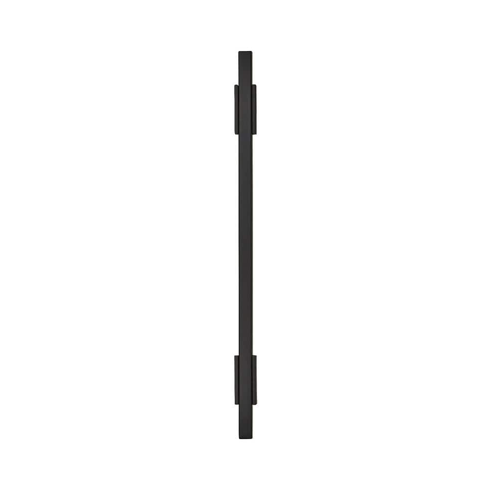 Matte Black Aluminum Modern Cabinet Bar Pull with Mounting Hardware