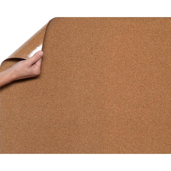 Con-Tact Natural Cork 18 in. x 4 ft. Adhesive Shelf Liner (Set of