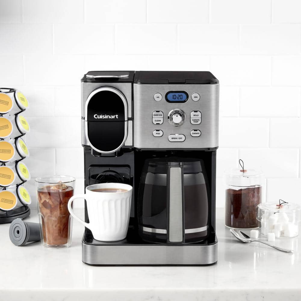 Cuisinart 12-Cup Black and Silver Coffee and Tea Brewer