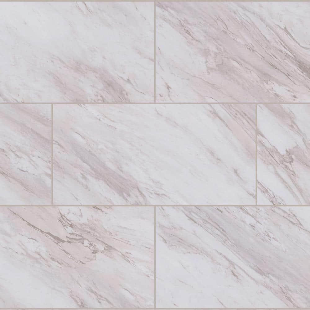 MSI Arabescato Venato White Subway 12 in. x 12 in. x 0.38 in