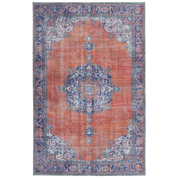 Kaleen Boho Patio Paprika 5 ft. x 7 ft. 6 in. Indoor/Outdoor Area Rug