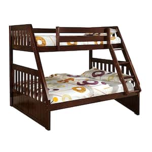 Canberra in Dark Walnut Twin and Full Bunk Bed