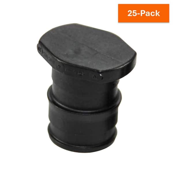 Uponor ProPEX 1/2 in. PEX-A Expansion Barb Engineered Polymer Plug (25-Pack)