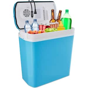 24 l Portable Thermoelectric Cooler with Handle, Blue