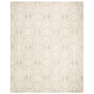 Blossom Silver/Ivory 8 ft. x 10 ft. Area Rug