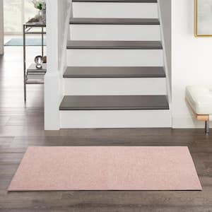 Essentials doormat 2 ft. X 4 ft. X 4 ft.Pink Solid Indoor/Outdoor Patio Kitchen Area Rug