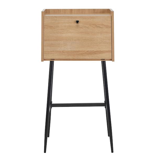 SAFAVIEH xander 22 in. Natural/Black Writing Desk