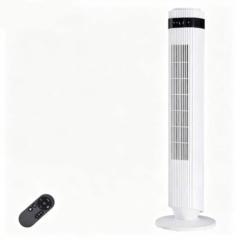 36.6 in 28dB Silent Bladeless Tower Fan with 64° Oscillation & Smart Mode in white price history on PriceWatchPro