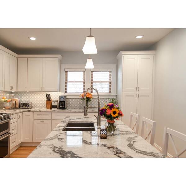 Design House Brookings Solid Wood Assembled Shaker 15 in. x 30 in. x 12 in. 1 Door Wall Kitchen Cabinet W1530 in White