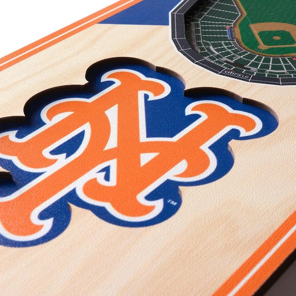 MLB New York Mets6 in. x 19 in. 3D Stadium Banner-Citi Field