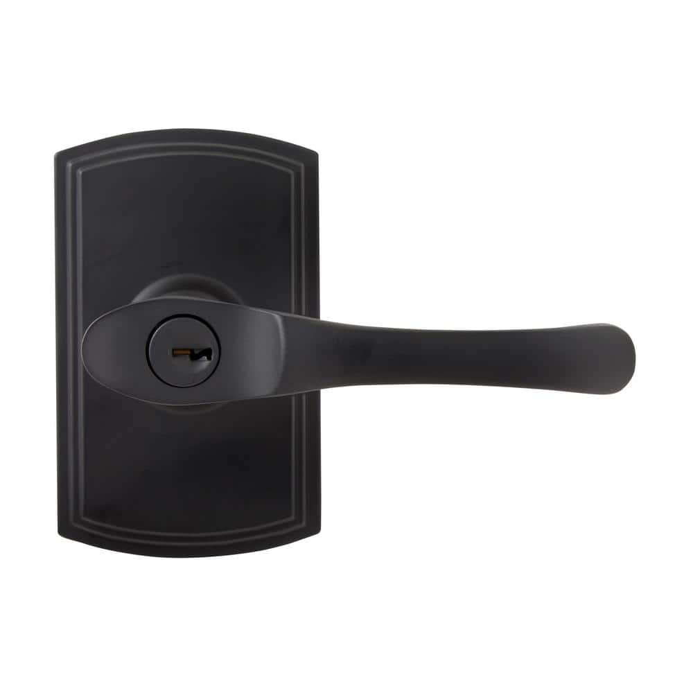 Italian Collection Artino Black Keyed Entry Door Handle