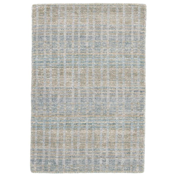 Geneva Handwoven Viscose/Cotton Blue 3 ft. x 8 ft. Indoor Runner Rug