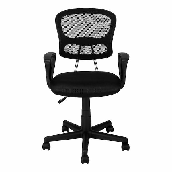 Black Mesh Office Chair HD7260 - The Home Depot