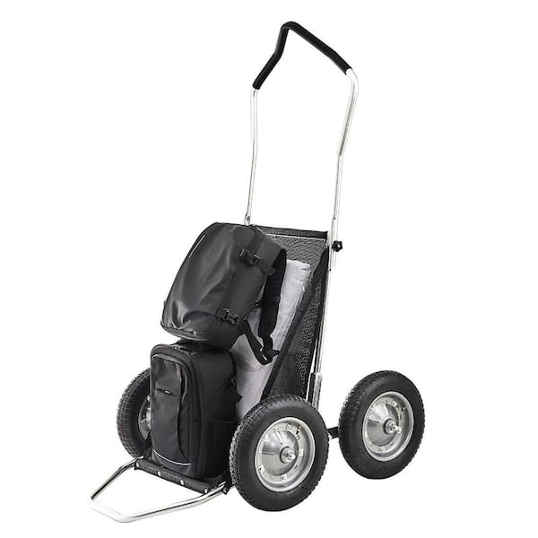 Game Carts for Hunting, 500lbs. Deer Hauler, Heavy-Duty Folding Cart w/Shock Tires, Utility Dolly for Hiking, Fishing