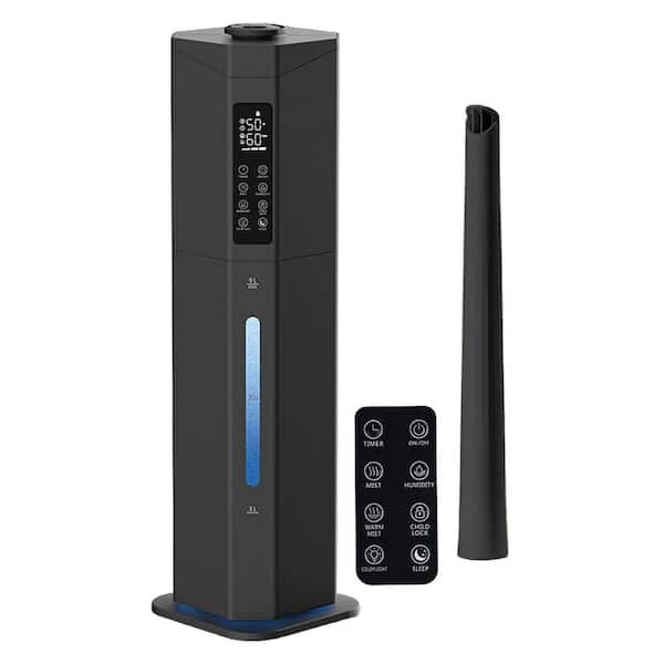 2.38 Gal Top Fill Humidifier with 750 sq. ft. Coverage, 3 Mist Levels, 7-Color Light, 1 Pack