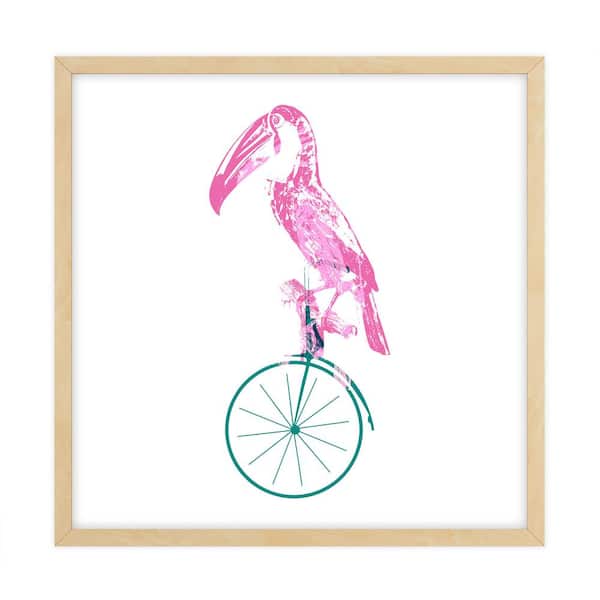 Colored Layering Collection Framed Animal Art Print 34 in. x 34 in.
