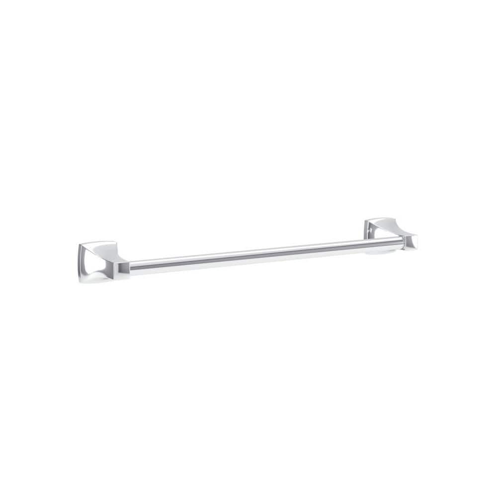 Polished Chrome 24" Wall Mounted Towel Bar