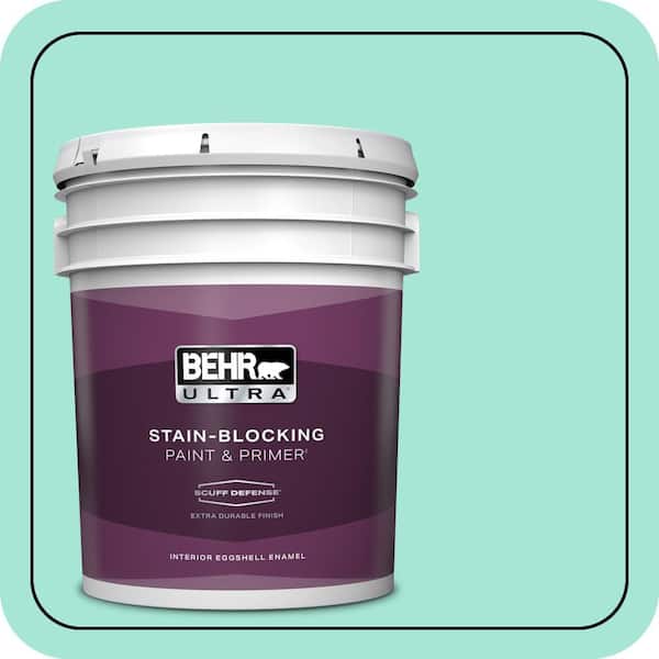 BEHR ULTRA 5 gal. #480A-2 Botanical Tint Extra Durable Eggshell Enamel Interior Paint & Primer