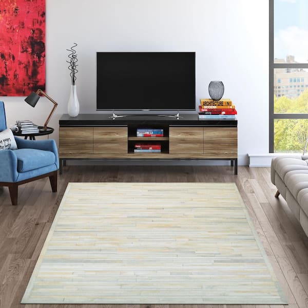 Chalet Plank Ivory 4 ft. x 6 ft. Area Rug