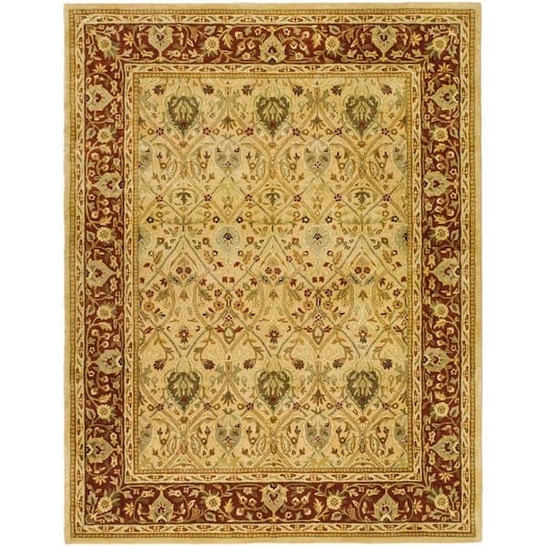 SAFAVIEH Persian Legend Ivory/Rust 8 ft. x 11 ft. Border Area Rug
