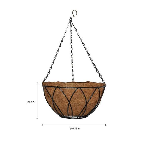14 16 or 18 Hanging Baskets For 12 Baskets Pre-moulded to fit 12 Coco Liner Garden Pride Hanging Basket Liner