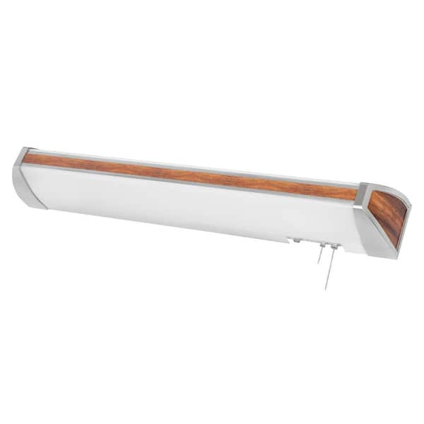 AFX Ideal 52 in. 96-Watt Mahogany Fluorescent Overbed Fixture