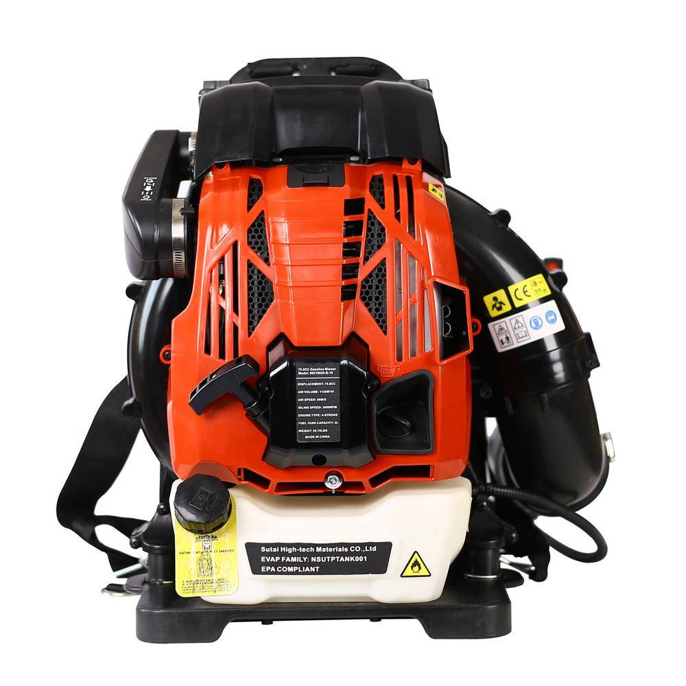 Huluwat 200 MPH 750 CFM 76CC 4Stroke Gasoline Leaf Blower with