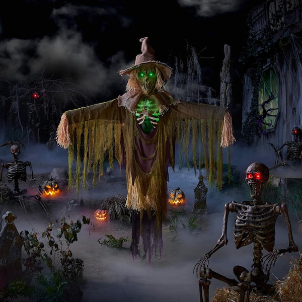 7 ft. Animated Swamp Scarecrow pepinieracampina.ro