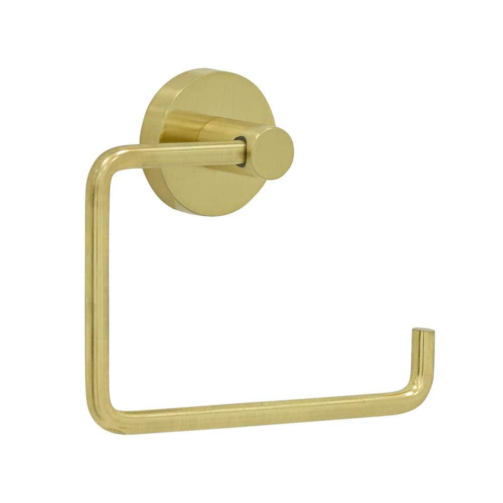 Gold Brushed Metal 3-Piece Bathroom Hardware Set