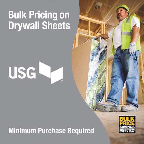 1/2 in. x 4 ft. x 8 ft. USG Sheetrock Brand UltraLight Mold Tough Drywall Panels