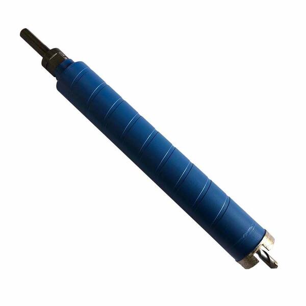 EDiamondTools 1-1/2 in. Dry Diamond Core Bit for Brick and Concrete Block with Pilot Bit and 1/2 in. Chuck Arbor