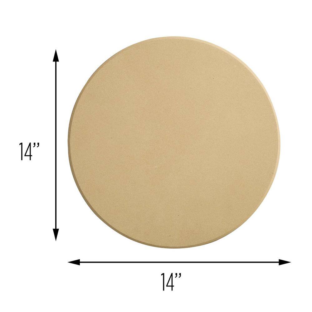Old Stone 14-Inch Round Beige Cordierite Pizza Stone