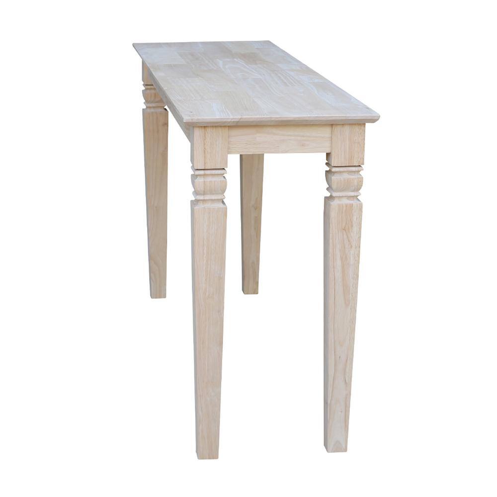 Elegant Java Solid Wood Console Table with Storage
