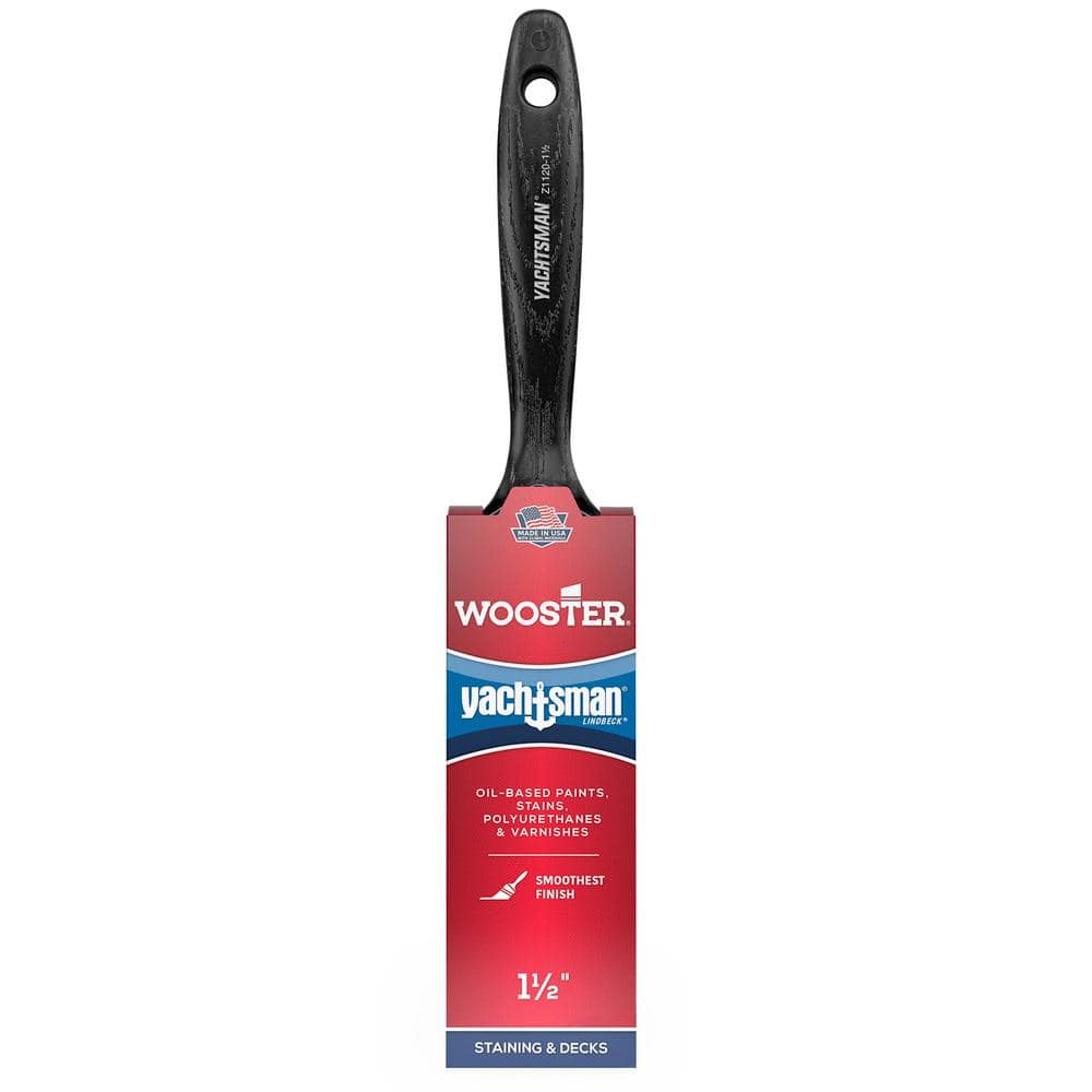 Wooster 1-1/2 in. Yachtsman White China Flat Brush