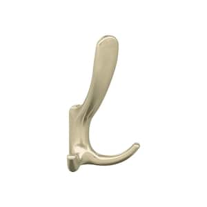 Finesse 4-15/16 in. L Golden Champagne Triple Prong Wall Hook