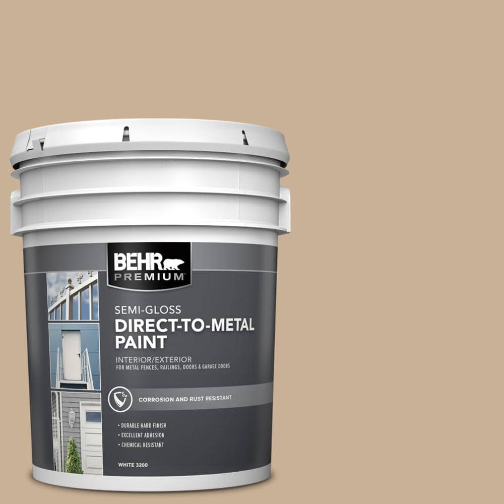 BEHR PREMIUM 5 gal. MQ246 Basswood SemiGloss Direct to Metal
