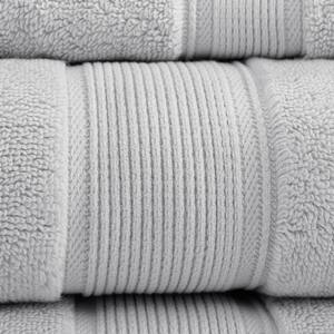 800GSM 8-Piece Silver 100% Premium Long-Staple Cotton Bath Towel Set