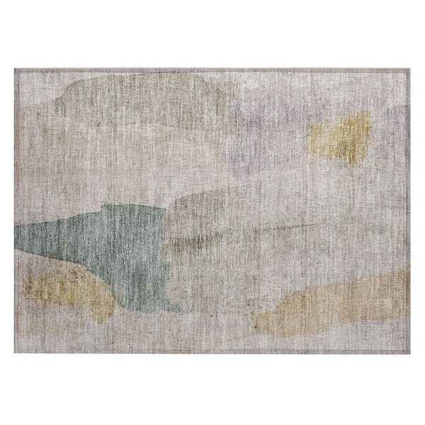 Chantille Machine Washable Indoor/Outdoor Abstract ACN1986 Beige 2 ft. x 3 ft. Accent Rug